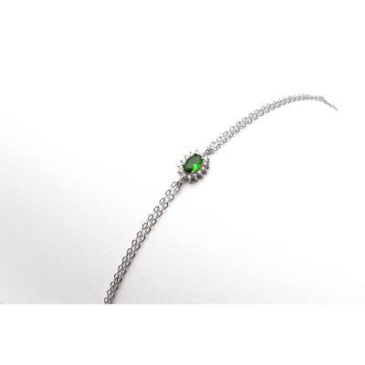 Ασημένιο Βραχιόλι με Ροζέτα 925