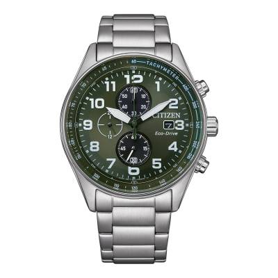 CITIZEN Eco-drive με Πράσινο Καντράν CA0770-72X