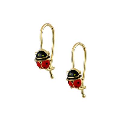 Ασημένια Παιδικά Σκουλαρίκια "Πασχαλίτσες" 925