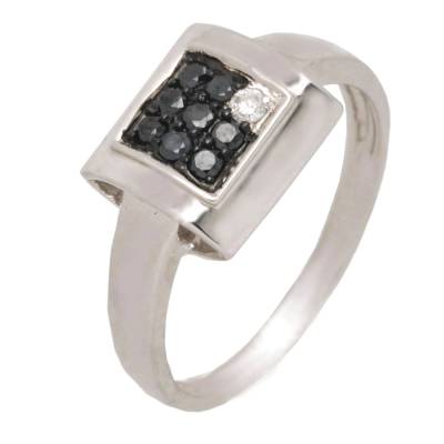 Λευκόχρυσο Δαχτυλίδι με Διαμάντια (br:022ct) 18Κ