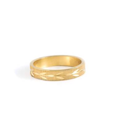Βέρα Γάμου Λουστρέ σε Κίτρινο Χρυσό 14K
