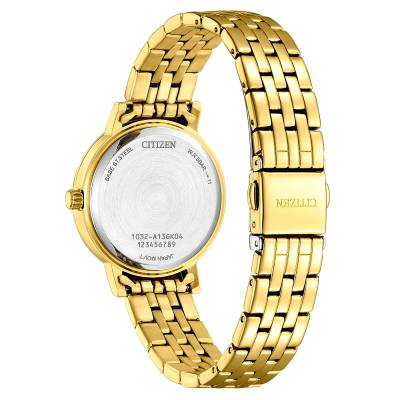 Γυναικείο Ρολόι CITIZEN με Χρυσό Μπρασελέ EL3102-50D