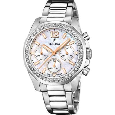 Γυναικείο Ρολόι Festina Rainbow με Ασημί Μπρασελέ F20606/1