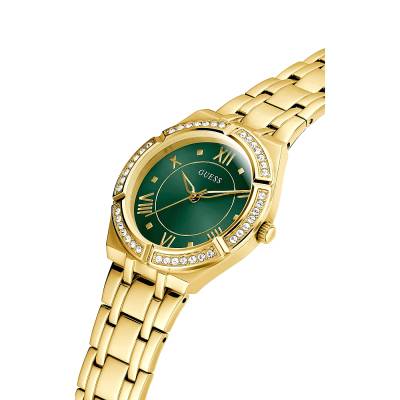 Ρολόι Guess CRYSTAL CLEAR με Χρυσό Μπρασελέ GW0470L2