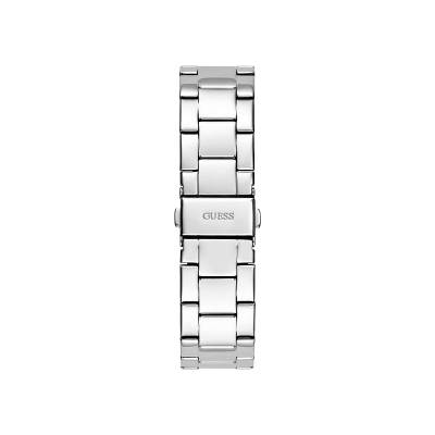 Ρολόι Guess CUBED με Ασημί Μπρασελέ GW0606L1