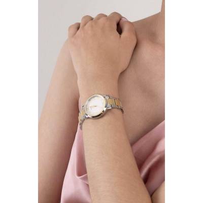Ρολόι Guess LUNA με Δίχρωμο Μπρασελέ GW0308L6