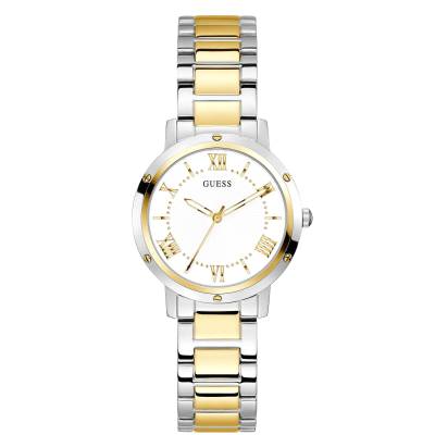 Ρολόι Guess DAWN με Ασημί Μπρασελέ GW0404L2