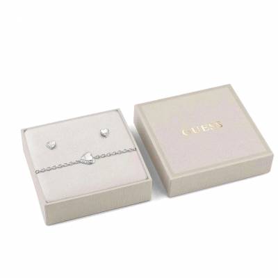 GUESS STEEL Σετ με Βραχιόλι και Σκουλαρίκια JUBS06006JWRHS