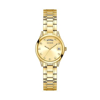 Ρολόι Guess MINI AURA με Χρυσό Μπρασελέ GW0385L2