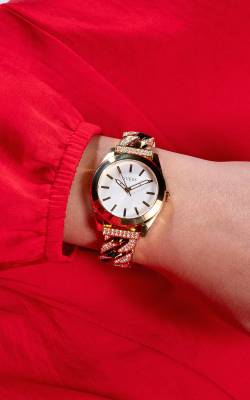 Ρολόι Guess SERENA με Χρυσό Μπρασελέ GW0546L2