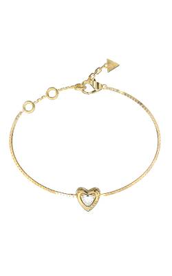 GUESS STEEL BELOVED JUBB06017JWYGL Βραχιόλι Χρυσό Με Καρδια