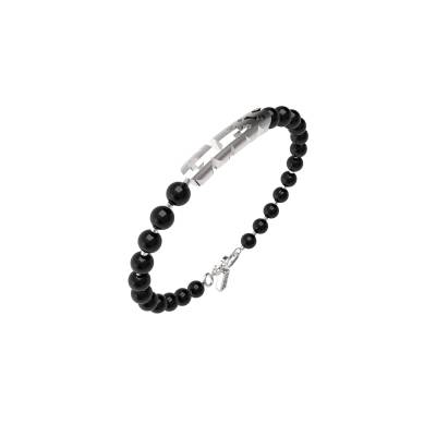 GUESS STEEL EDGY STYLES JUMB04059JWSTBKLU Βραχιόλι Δίχρωμο