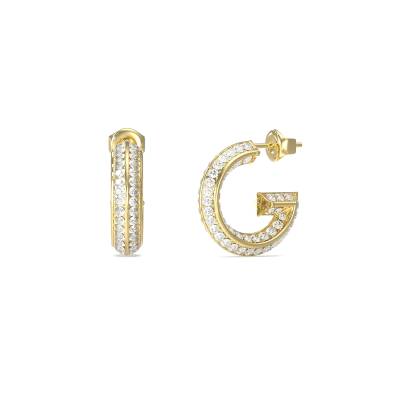 GUESS Σκουλαρίκια STEEL G CRYSTAL Με Πέτρες JUBE05444JWYGT-U