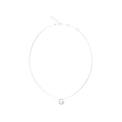 GUESS Κολιέ STEEL G CRYSTAL με Λογότυπο JUBN05441JWRHT-U