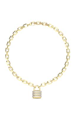 GUESS Κολιέ STEEL GUESS MY SECRET με Πέτρες JUBN05415JWYGT-U