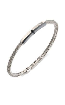 GUESS STEEL GUESS NOIR Ανδρικό Βραχιόλι JUMB05105JWSTL /U