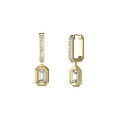 GUESS Σκουλαρίκια STEEL HASHTAG JUBE04252JWYGT/U