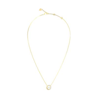 GUESS Κολιέ GUESS STEEL ICONIQUE με Πέτρες JUBN05526JWYGT/U