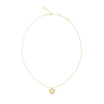 GUESS Κολιέ GUESS STEEL  L.O.V.E. με Πέτρες JUBN05463JWYGT-U