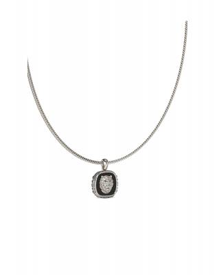 Κολιέ GUESS LION KING JUMN04002JWSTBKT/U Ασημένιο