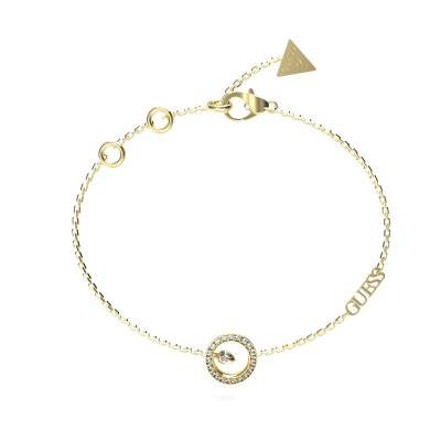 GUESS STEEL TINY DANCER JUBB04656JWYGL Βραχιόλι με Πέτρες