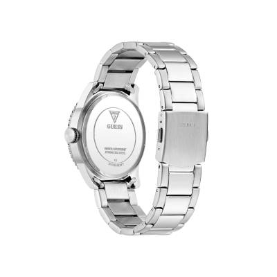 Ρολόι Guess VARSITY G με Ασημί Μπρασελέ GW0889G1