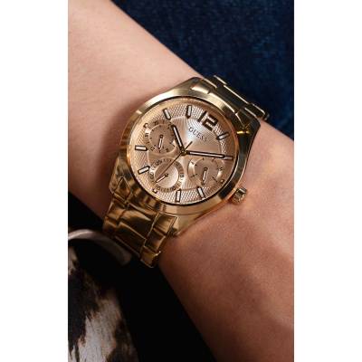 Ρολόι Guess ZOE με Χρυσό Μπρασελέ GW0760L2