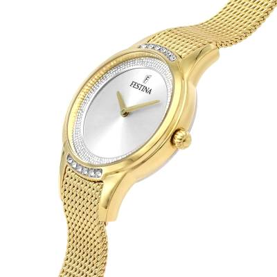 Ρολόι Festina με Χρυσό Μπρασελέ F20495/1