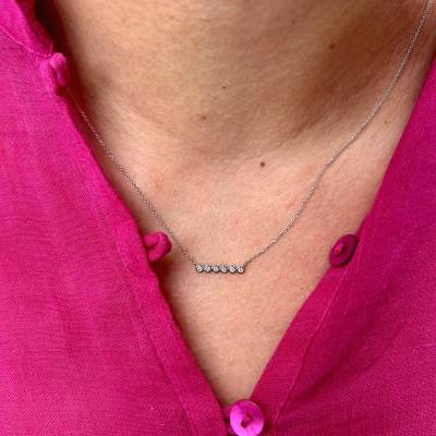 Χρυσό Κολιέ Ekan με Διαμάντια 0,055ct ΧΚ5290