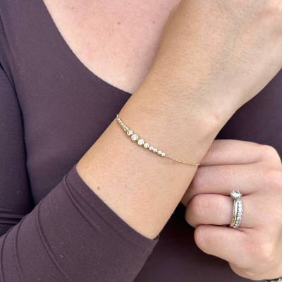 Βραχιόλι Χρυσό με Μαργαριτάρια Κ14 5rg.8042b