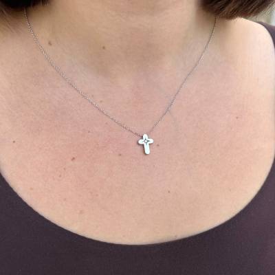 Χρυσό Κολιέ Ekan με Διαμάντια BR:0,105ct ΧΚ5294MO