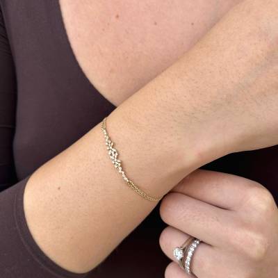 Βραχιόλι Κ14 με Πέτρες Ζιργκόν 5fav.03.480b