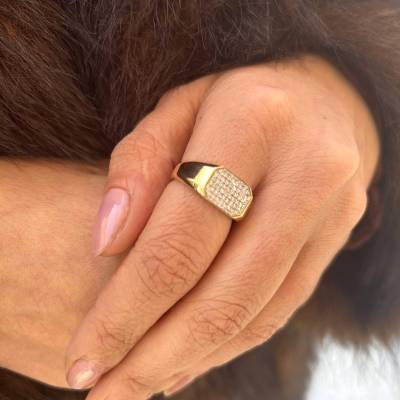 Τρίχρωμα Σκουλαρίκια με Κόμπο 14 Καράτια 5tra.8148or