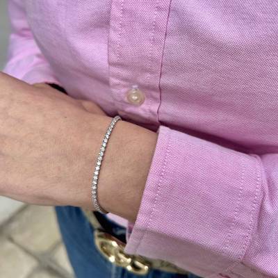 Χρυσά Σκουλαρίκια Κρίκοι Fratelli Bovo με Μπίλιες 14 Καράτια