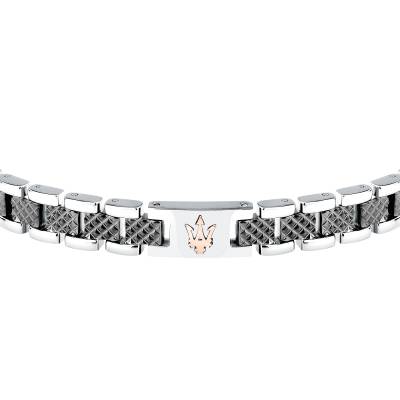 Ανδρικό Βραχιόλι Maserati ICONIC με Λογότυπο JM225AVD86