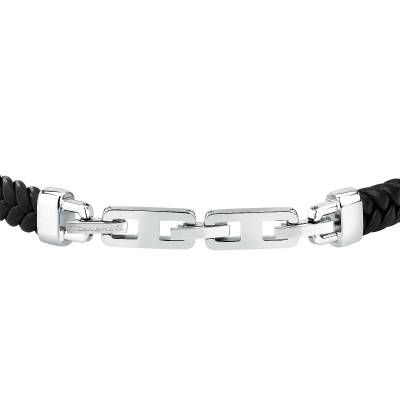 Δερμάτινο Ανδρικό Βραχιόλι Maserati με Λογότυπο JM525AVE34