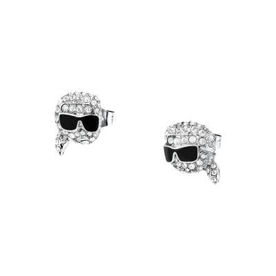 KARL LAGERFELD CHARMS Γυναικεία Σκουλαρίκια Ασημένια Με Σχέδιο