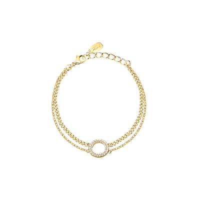 KARL LAGERFELD CRYSTALS Γυναικείο Βραχιόλι Χρυσό Με Πέτρες