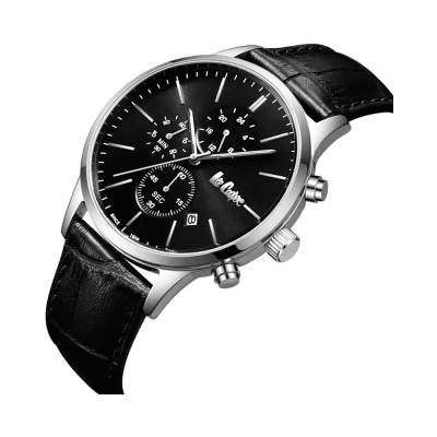 Ρολόι Lee Cooper με Μαύρο Δερμάτινο Λουράκι LC08178.399