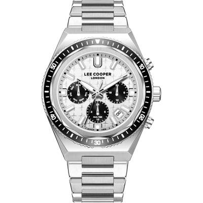 Lee Cooper με Ασημί Μπρασελέ και Λευκό Καντράν LC08317.330