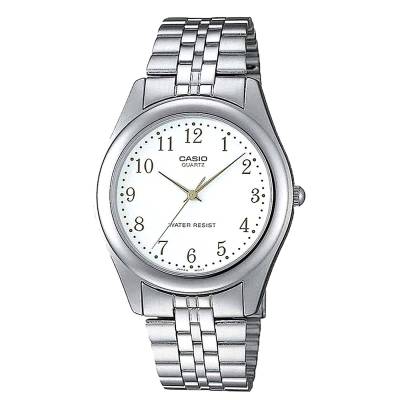 Casio Ρολόι με Ασημί Μεταλλικό Μπρασελέ LTP-1129A-7B