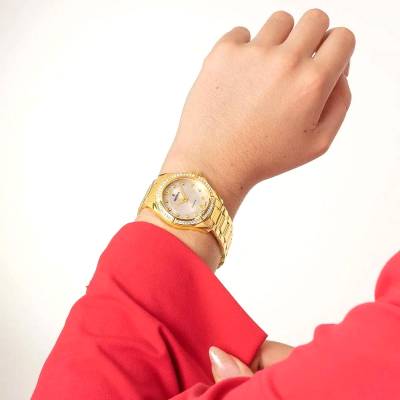 Γυναικείο Ρολόι Festina με Χρυσό Μπρασελέ F20596/1