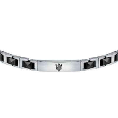 Ανδρικό Βραχιόλι Maserati CERAMIC με Λογότυπο JM425ATZ69