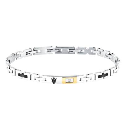 Ανδρικό Βραχιόλι Maserati DIAMONDS με Λογότυπο JM125ATY25