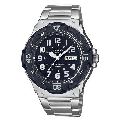 Ρολόι CASIO Collection με Ασημί Μπρασελέ MRW-200HD-1BVEF