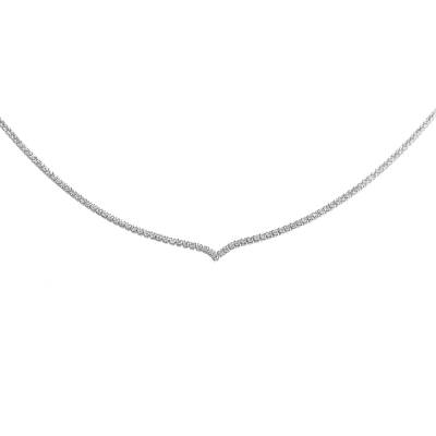 Ασημένια Ριβιέρα με Πέτρες Ζιργκόν