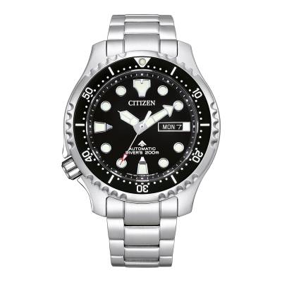 CITIZEN Automatic Promaster με Ασημί Μπασελέ NY0140-80EE