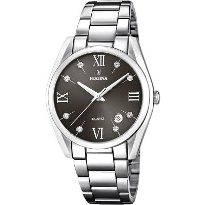 Γυναικείο Ρολόι Festina Με Μαύρο Καντράν F16790/F