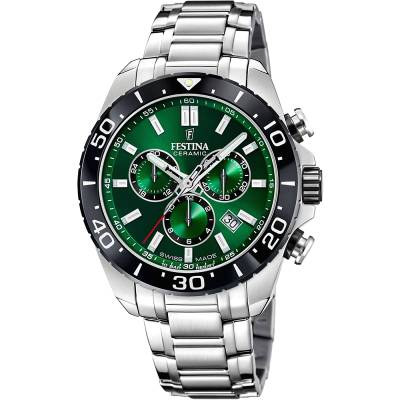 Ανδρικό Ρολόι Festina με Πράσινο Καντράν F20042/3