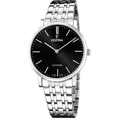 Ανδρικό Ρολόι Festina με Μαύρο Καντράν F20045/4
